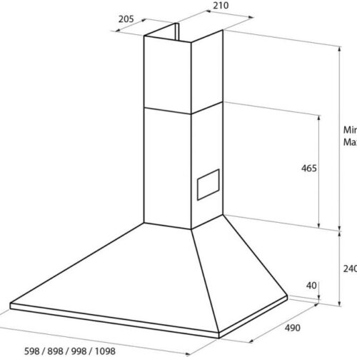 60 Chimney Hood