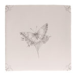 English Delft Charcoal Butterfly1